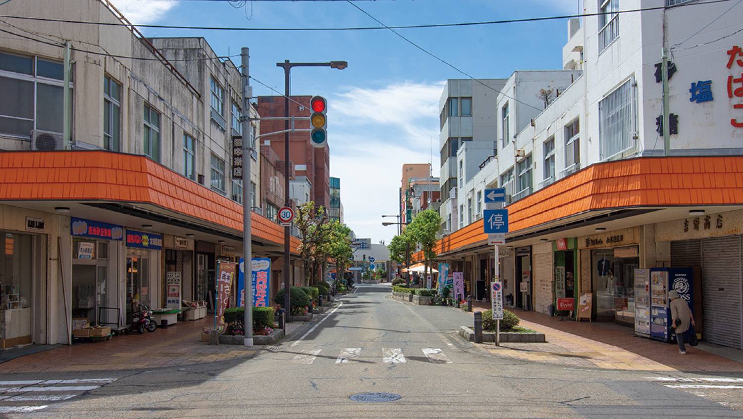 中通り商店街アーケードの画像