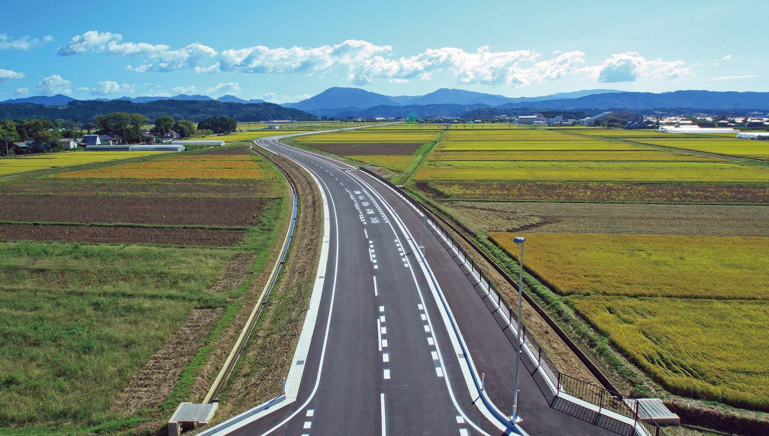 主要地方道酒田松山線道路改良工事の画像